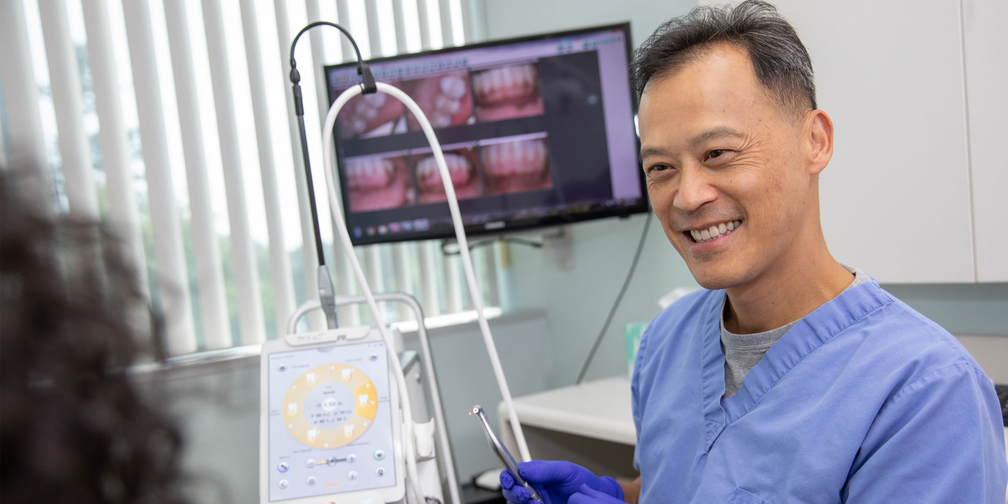 dr wang discussing soft tissue recontouring procedure Annandale, VA