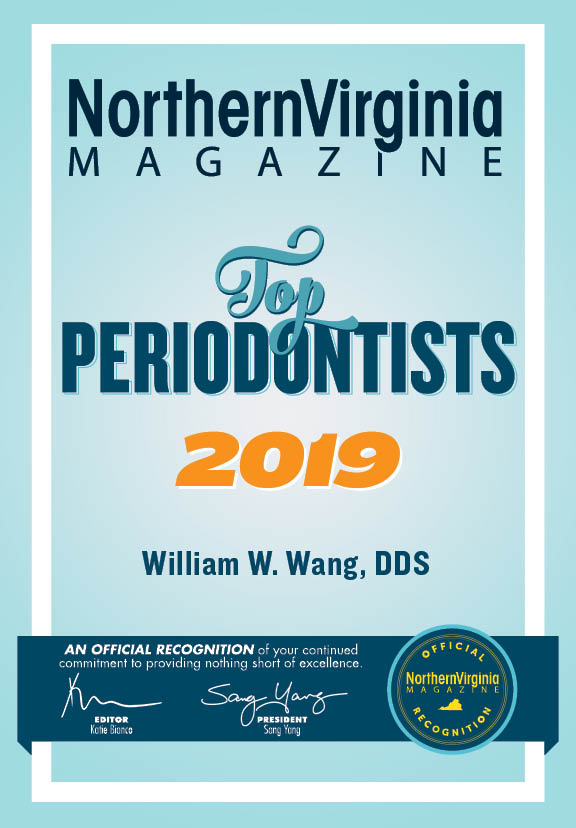 Northern Virginia Magazine Top Periodontists Award 2019