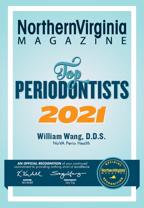 Northern Virginia Magazine Top Periodontists Award 2021